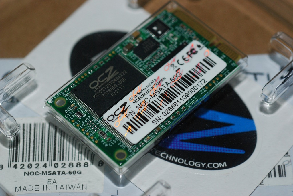Review \u2013 OCZ Nocti Series mSATA SSD 60GB \u2013 @FordAntiTrust
